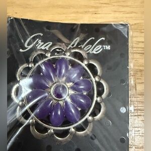 Gra Adele Purple handbag clip